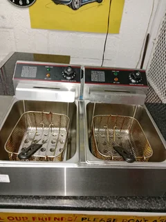 Ideal double electric chip fryer 15Aug25