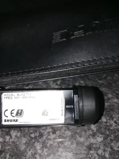 Sure microphone (model BLX2TH) 66Aug25