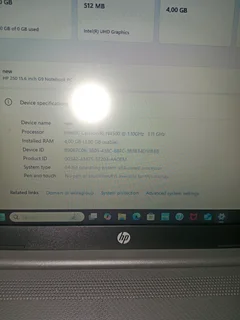 HP Laptop with charger 148Oct25