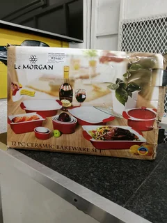 Let Morgan 12pc ceramic bakeware set 65Nov25