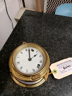 Brass Ship clock 107Nov25