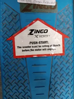 Zingo X100 push start scooter 136Nov25
