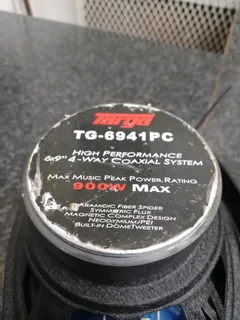 Targa 6x9 speakers 07Dec25