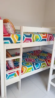 White Milano Double Bunk for Sale