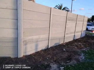 Vibracrete walls and pavers