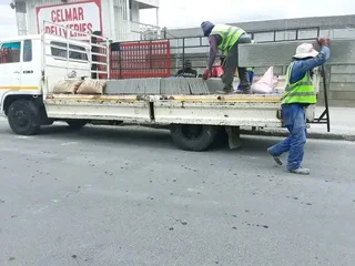 Vibracrete walls and pavers