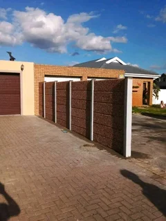 Vibracrete walls and paving