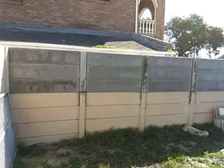 Vibracrete walls and paving