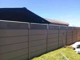 Vibracrete walls and paving