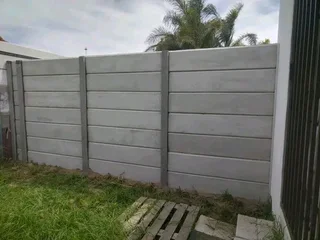 Vibracrete walls and paving