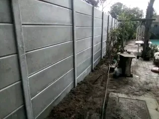 Vibracrete walls and pavers