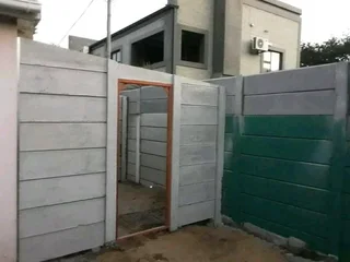 Vibracrete walls and pavers