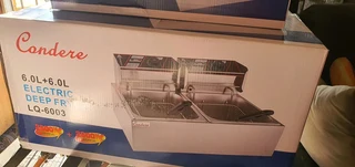 Electric deep fryer - double basket