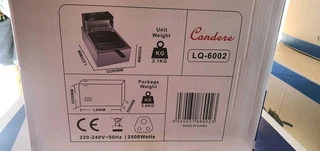 Electric deep fryer- single basket