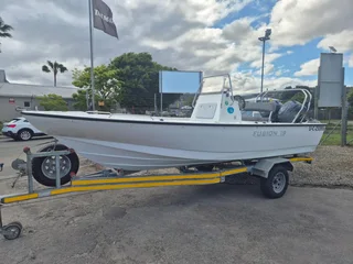 Fusion 19 with 2 x 70HP Yamaha Four Stroke