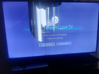 Hisense 49inch smart tv broken screen