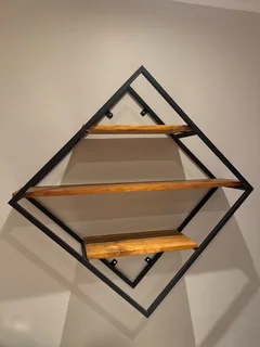 Wooden bookshelf