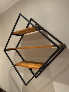 Wooden bookshelf