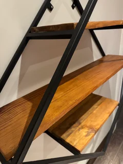Wooden bookshelf