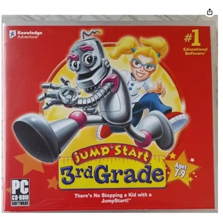 Jump Start 3rd Grade Mystery Mountain with Users Guide Knowledge Adventure CD Age 7-9