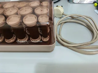 RARE CLAIROL CARESETTER 20 ELECTRIC HEATED HOT VELVET CURLERS/ROLLERS WITH PINS!