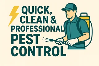 ⚡ “Quick, Clean &amp; Professional Pest Control”