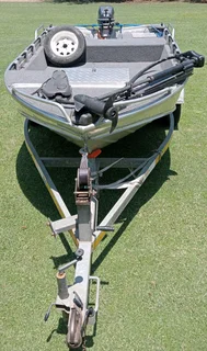 385 Quintrex Explorer with a 15HP Yamaha 2-Stroke Long Shaft Outboard