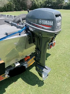 385 Quintrex Explorer with a 15HP Yamaha 2-Stroke Long Shaft Outboard