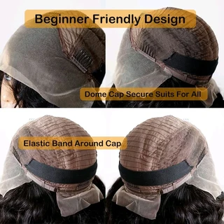 Ear to ear lace frontal Peruvian hair wig kinky straight. Grade 12A