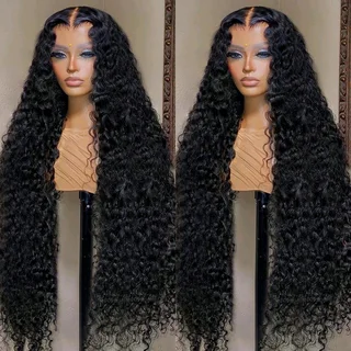 24 inch ear to ear lace frontal 13x4 Peruvian Hair Wig curly. 12A