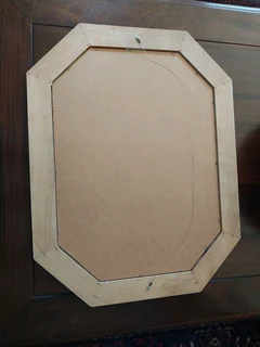 Mirror, solid hardwood frame, 730x570mm