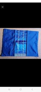 Bedspread, double bed, plus 2 pillowcases, blue, brand new , imported from Bali.