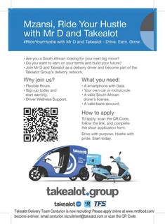 Join The Mr Delivery Team In Centurion Today!