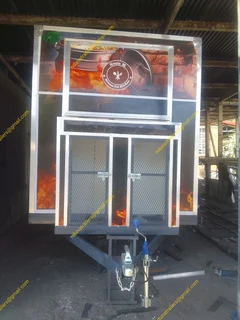 Mobile kitchen trailers