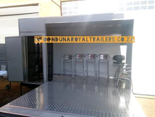Mobile kitchen trailers