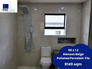 60 x 1.2 Alenson beige polished porcelain tile