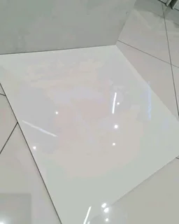 60 x 60 Super white polished porcelain tile