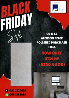 60 x 1.2 Large format tiles