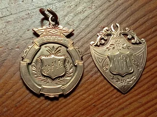 Savages Football Club  Chain Fob Medals 1912/1913
