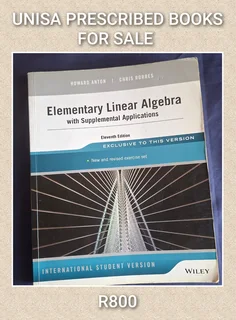 UNISA PRESCRIBED BOOKS FOR SALE