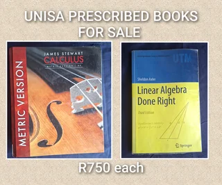 UNISA PRESCRIBED BOOKS FOR SALE