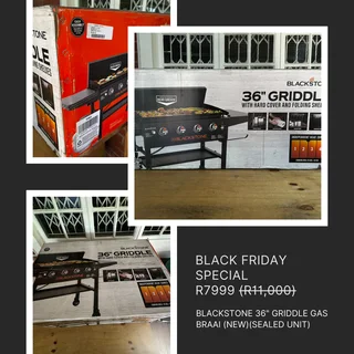 Gas Braai (Griddle) - Blackstone (New Unit) *Black Friday Special*