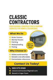 Wendy house and Nutec houses