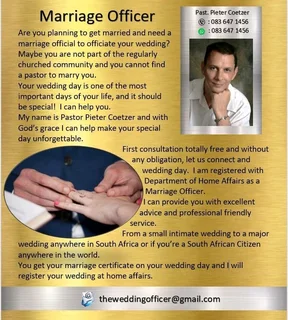 Wedding / Marriage Officer