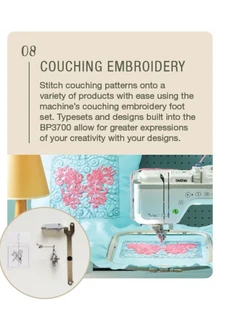 Brother BP3700 embroidery machine