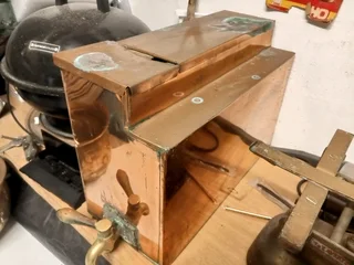 Antiek copper ornaments