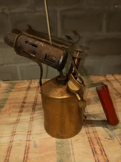 Antigue Blow torch for display