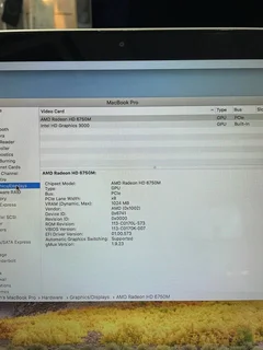 MacBook Pro 15’ i7  256GB SSD Silver (24-Month Warranty)