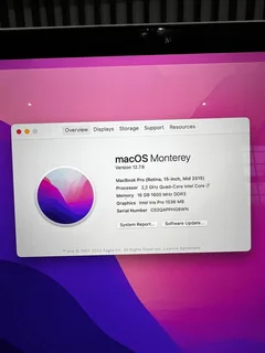 MacBook Pro 2015 15’ 16GB Retina (24-Month Warranty)