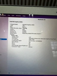 MacBook Air 2017 13’ i5 Silver (24-Month Warranty)